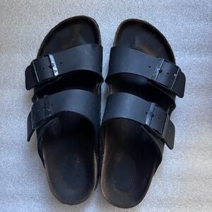 Birkenstock Leather Black Womens Size 39 US Size 8